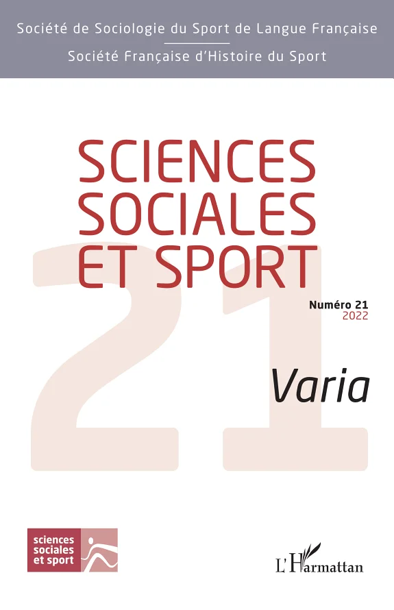 Couverture : Sciences sociales et sport