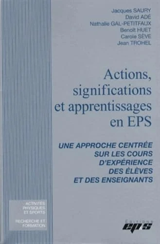 Couverture : Actions, significations et apprentissages en EPS