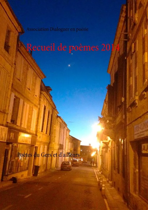Couverture : Recueil de poèmes 2014