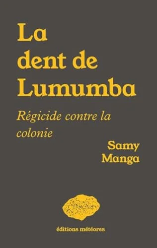 Couverture : La dent de Lumumba