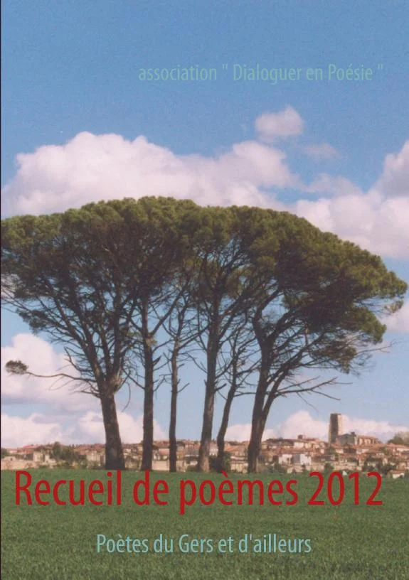 Couverture : Recueil de poèmes 2012