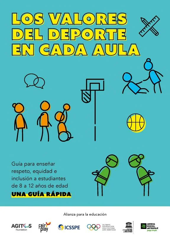 Couverture : Los valores del deporte en cada aula