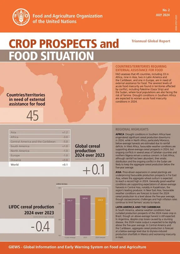 Crop Prospects and Food Situation