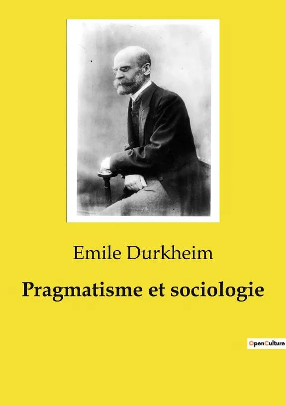 Couverture : Pragmatisme et sociologie
