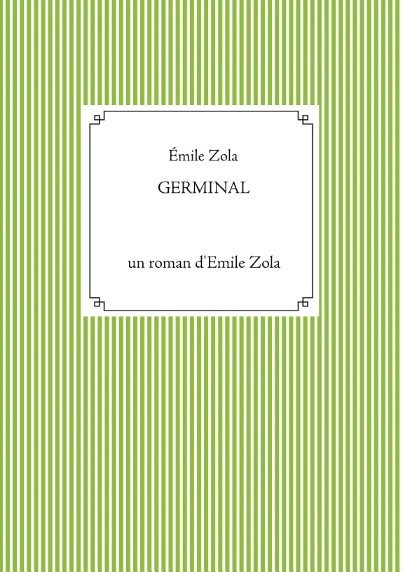 Couverture : Germinal