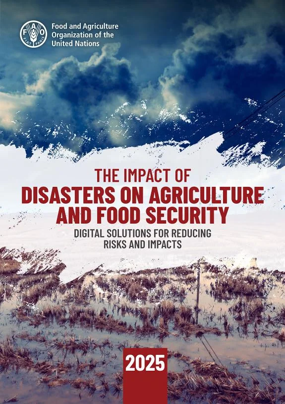 Couverture : The Impact of Disasters on Agriculture and Food Security 2025