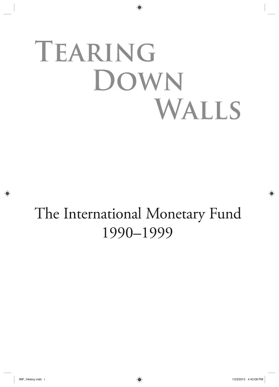Couverture : Tearing Down Walls