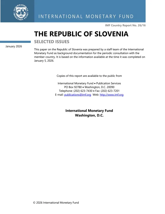 Couverture : Republic of Slovenia