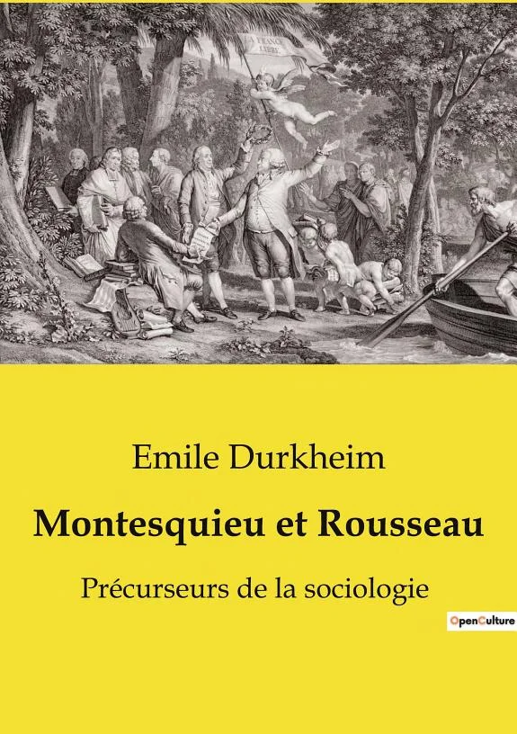 Couverture : Montesquieu et Rousseau