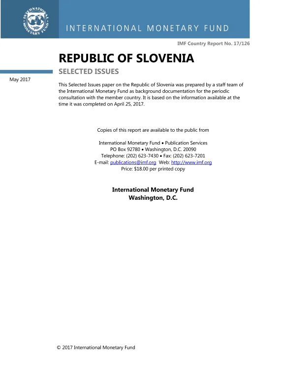 Couverture : Republic of Slovenia