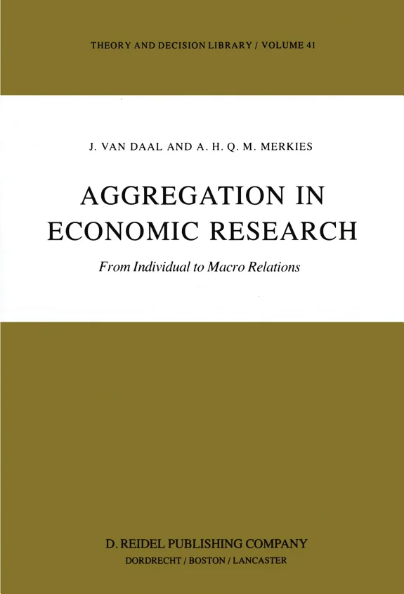 Aggregation in Economic Research