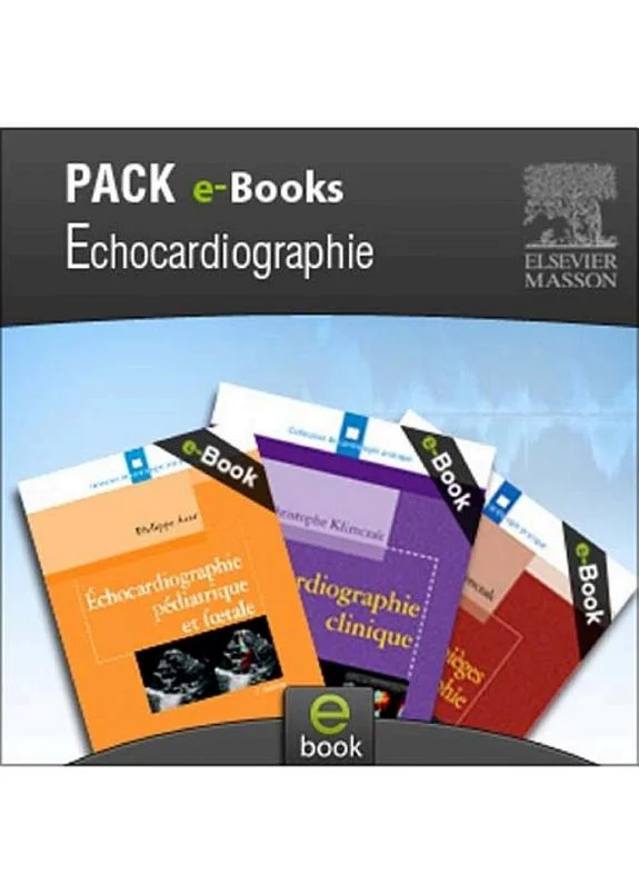 Couverture : Pack CARDIOLOGIE - spécial ECHOCARDIOGRAPHIE - Elsevier Masson