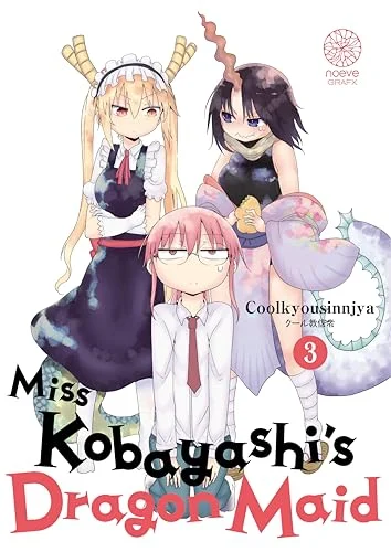 Couverture : Miss Kobayashi's dragon maid Tome 3