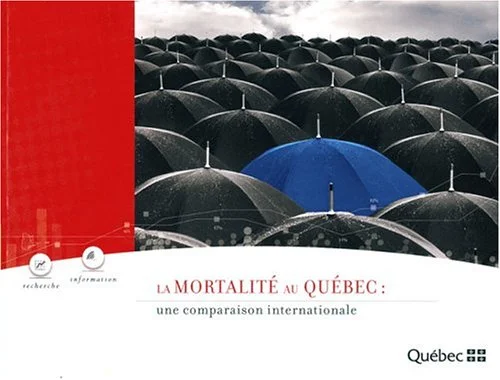 Couverture : La mortalité au Québec : une comparaison internationale