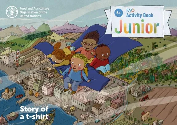 Activity book junior – Story of a t-shirt
