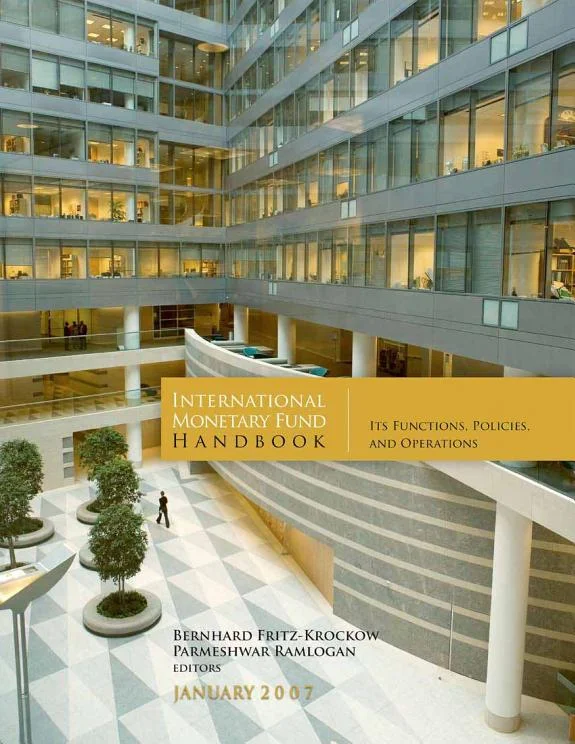 Couverture : International Monetary Fund Handbook