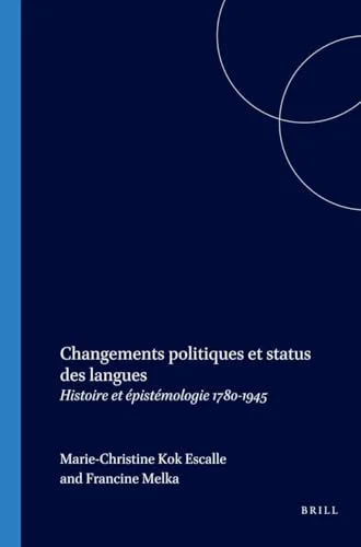 Couverture : Changements politiques et statut des langues